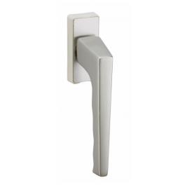 Window handle, 90° lever handle with concealed screw, silver - THIRARD - Référence fabricant : 000482