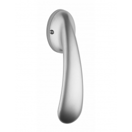 Window handle, Gran prix lever handle with concealed screw, alu pearl chrome - THIRARD - Référence fabricant : 066612