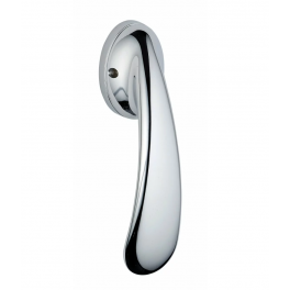 Window handle, Gran prix lever handle with concealed screw, polished chromed aluminium - THIRARD - Référence fabricant : 066613