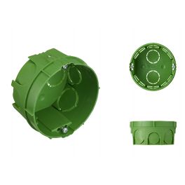 Masonry flush-mount box diameter 65mm, depth 30mm. - DEBFLEX - Référence fabricant : 718604
