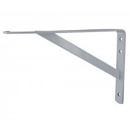 Konsole, verstärkter Winkel für schwere Lasten aus epoxidiertem Stahl 295 x 200 mm, weiß - CIME - Référence fabricant : EQ.001.BW