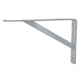 Konsole, verstärkter Winkel für schwere Lasten aus epoxidiertem Stahl 395 x 270 mm, weiß - CIME - Référence fabricant : EQ.002.BW
