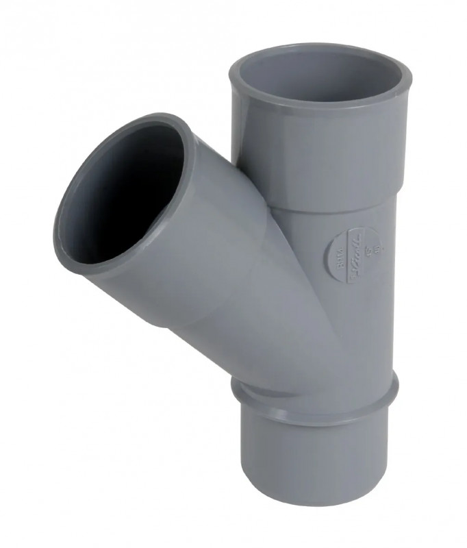 PVC T-stuk 45 graden MF 40