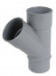 45 graden PVC T-stuk MF 50