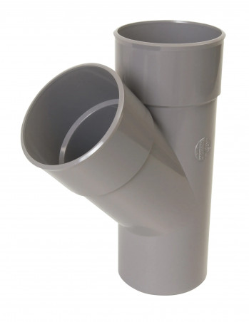 PVC T-stuk 45 graden M/F 100