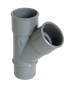 45 graden PVC T-stuk MF 200