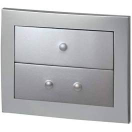 EGAL two-touch mat chrome-plated control panel. - WIRQUIN - Référence fabricant : 55719671