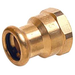 Female crimp sleeve 12x17, for 12mm diameter copper. - Thermador - Référence fabricant : 8270G1212