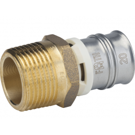 20x27 male fixed nickel-plated brass fitting for 20mm diameter multilayer. - PBTUB - Référence fabricant : MCRXSM420
