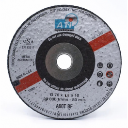 DTC60P 76x1.1x10mm bodywork disc. - ATI Abrasifs - Référence fabricant : 1761