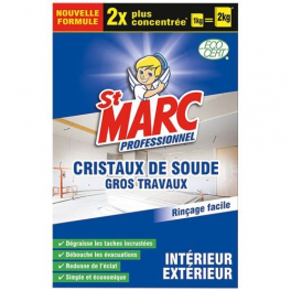 Professional soda crystals powder concentrate, 1 KG - ST MARC - Référence fabricant : 875444