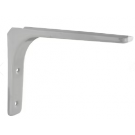 Modern steel and white epoxy bracket H.150x L.200mm. - CIME - Référence fabricant : 52377