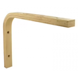Staffa avvitabile in legno lamellare multistrato H.150xL.200mm. - CIME - Référence fabricant : 52461