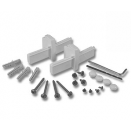 Mounting kit for STAR R shower enclosure Silver - Novellini - Référence fabricant : R11HAR-57