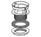 Bassin de cloche complet pour soupape 238.503.00.1 - Geberit - Référence fabricant : GETBA238505001