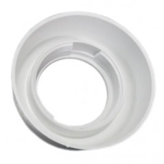 Rosace fixation réservoir haut apparent SCHWAB, joint et bague abrasive pour tube, 363776
