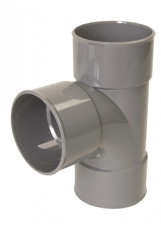 87 graden30 FF 100 PVC T-stuk
