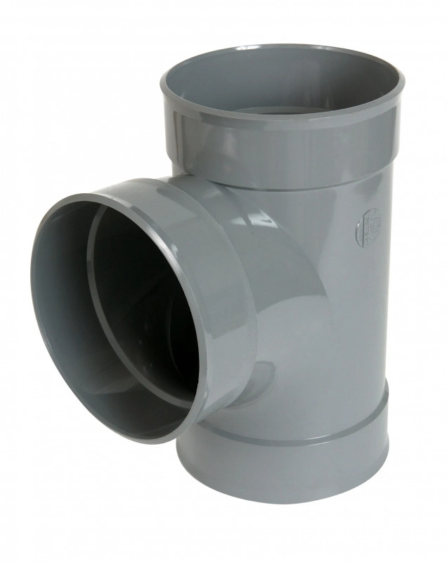 PVC T-stuk 87 graden30 FF 200