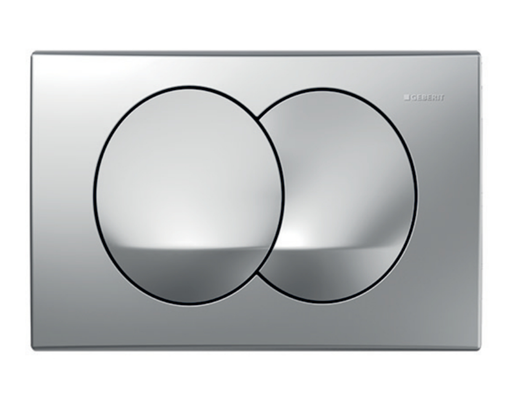DELTA DUAL two-touch release plate mat chrome-plated