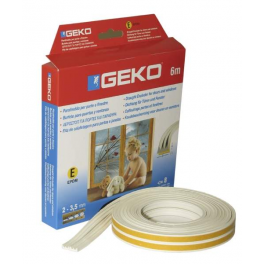 E-profile EPDM adhesive seal, white, 6 m x 9 mm - GEKO - Référence fabricant : 1000/5