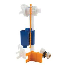Válvula de flotador universal OLI ONE de montaje lateral para depósitos ocultos y de superficie - Régiplast - Référence fabricant : 884379