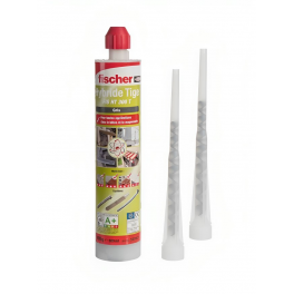 FIS HT 300T resin cartridge, grey tone (chemical sealant) - Fischer - Référence fabricant : 520103