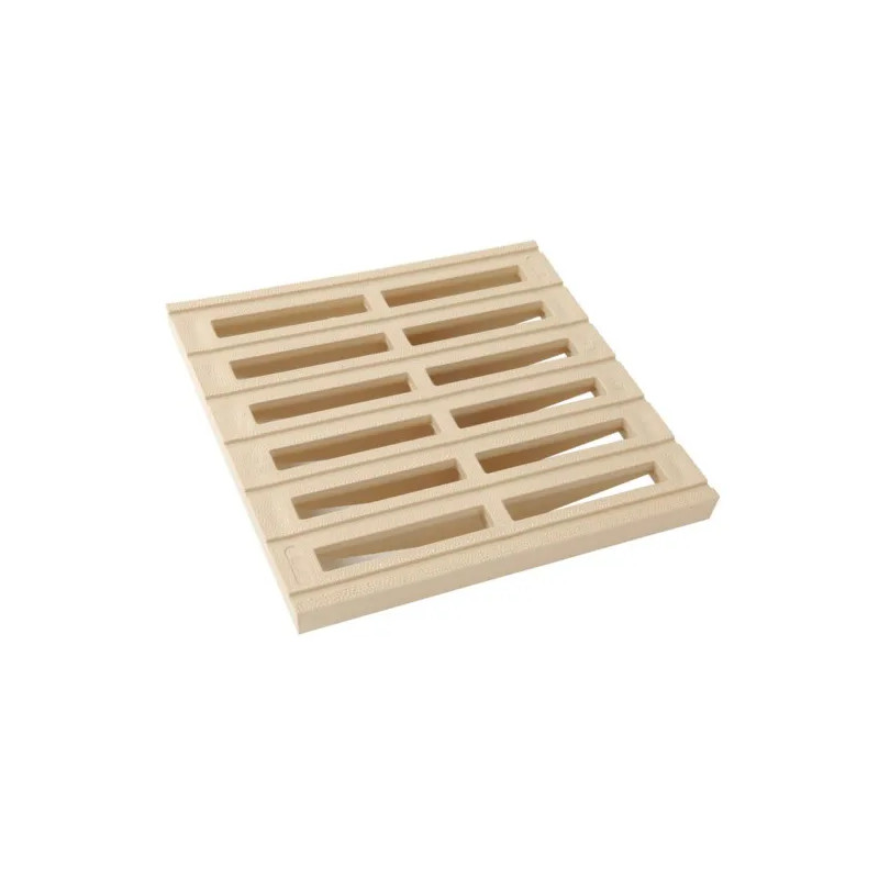 Vloerrooster alleen 25x25, zand