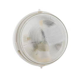 IP44 round porthole for outdoor lighting, 1/4-turn opening, white - ELEXITY - Référence fabricant : 141006