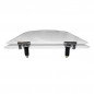 White toilet seat GALA MARINA, horizontal fixing