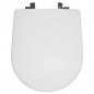 White toilet seat GALA MARINA, horizontal fixing