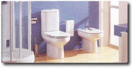 WC-Sitz GALA MARINA weiß, horizontale Befestigung