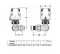 Thermostatic body double angle D or G 12x17 left - Thermador - Référence fabricant : THRCTDEQ12G