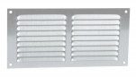 Grijs geanodiseerd aluminium met horizontale rechthoekige hor 10x20