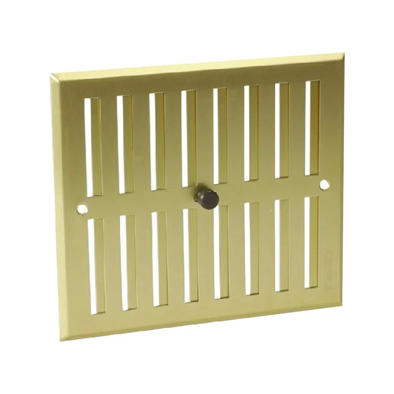 Goud geanodiseerd aluminium met rechthoekig slot 17x19