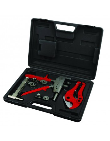 Tool kit for PER pipe crimping