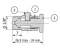 Purgeur de radiateur à volant 5x10 (1/8") en laiton bruni - Idrosfer srl - Référence fabricant : IDRPU111SF2