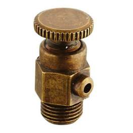 Burnished brass 5x10 (1/8") handwheel radiator drain valve - Idrosfer srl - Référence fabricant : 111SF2