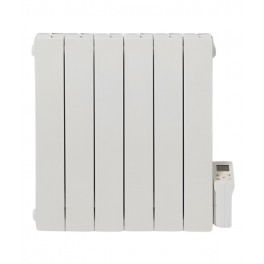Electric fluid inertia radiator, 900 W,programmable digital control, white - DELTACALOR - Référence fabricant : TACALINT050005F