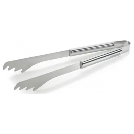 Short stainless steel tongs for plancha. - Forge Adour - Référence fabricant : PINCK