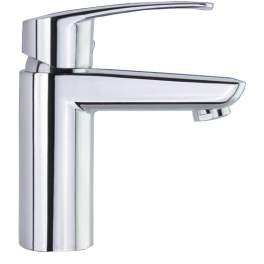 New fly" basin mixer, 158mm high, without pop-up waste. - Ramon Soler - Référence fabricant : 579312