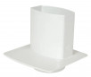 Ovation foot drop TD95 white downpipe 90x56