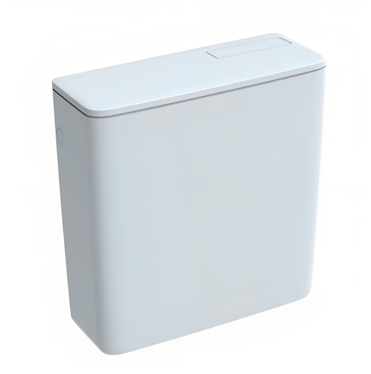Réservoir WC attenant Geberit AP128 rinçage interrompable, alimentation latérale, blanc alpin