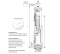 Mécanisme de chasse d'eau WC OPTIMA S avec flotteur 95L - Siamp - Référence fabricant : SIAME37950110