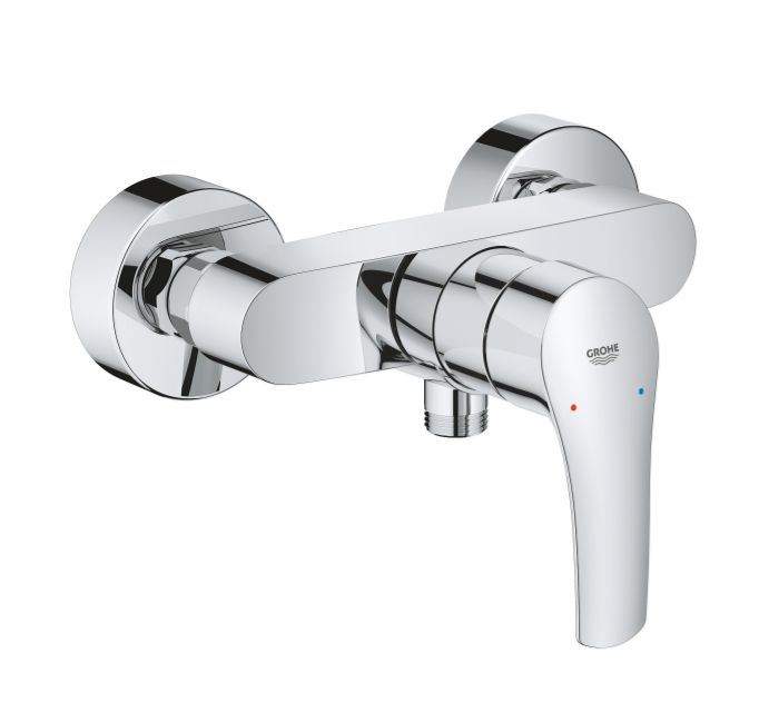 Grohe EUROSMART single-lever wall-mounted shower mixer tap