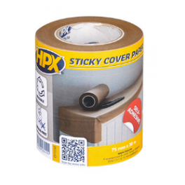 Adhesive masking paper 74mm x 30 meters. - HPX - Référence fabricant : CP7530