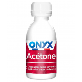 Acetone solvent for glues, varnishes, paints, 190 ml bottle - Onyx Bricolage - Référence fabricant : C02051906