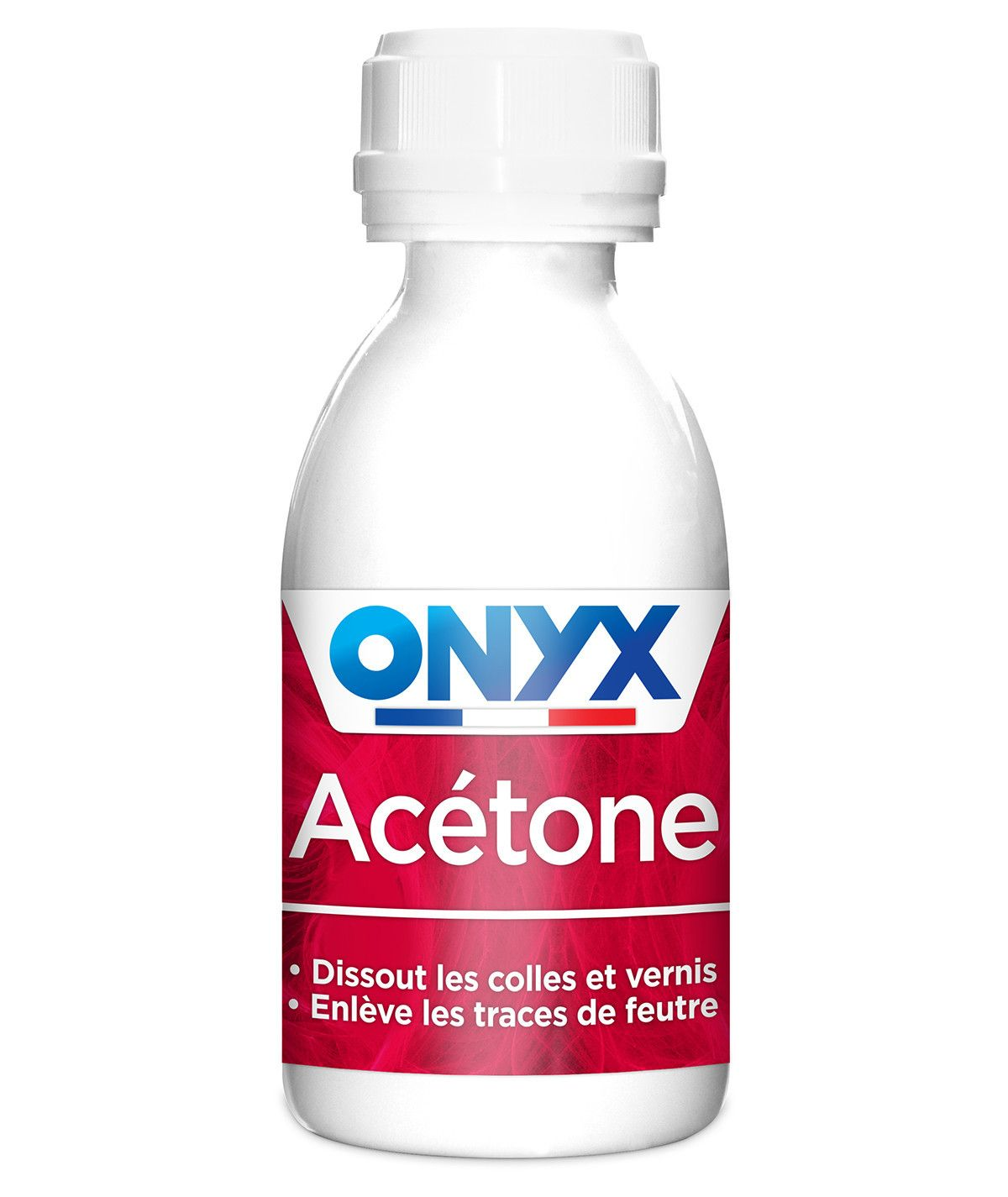 Acetone solvent for glues, varnishes, paints, 190 ml bottle