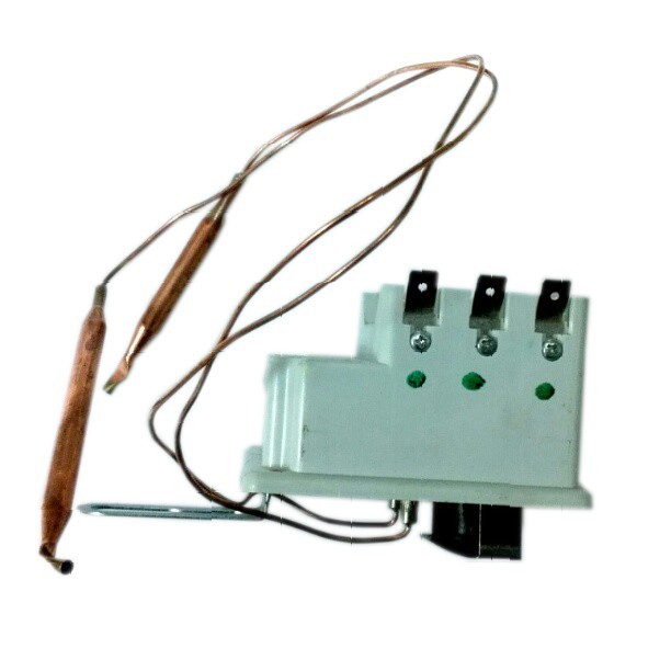 Thermostat à deux bulbes souples BTS 450, Bulbe 45cm, Connexions à visser et à broches