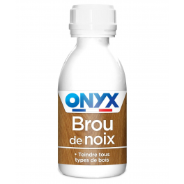 Walnut stain for all woodwork, 190mL bottle - Onyx Bricolage - Référence fabricant : C04051906