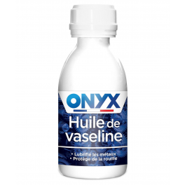 Aceite de vaselina, lubricante para metales y protector contra el óxido, frasco de 190 ml - Onyx Bricolage - Référence fabricant : E17051906